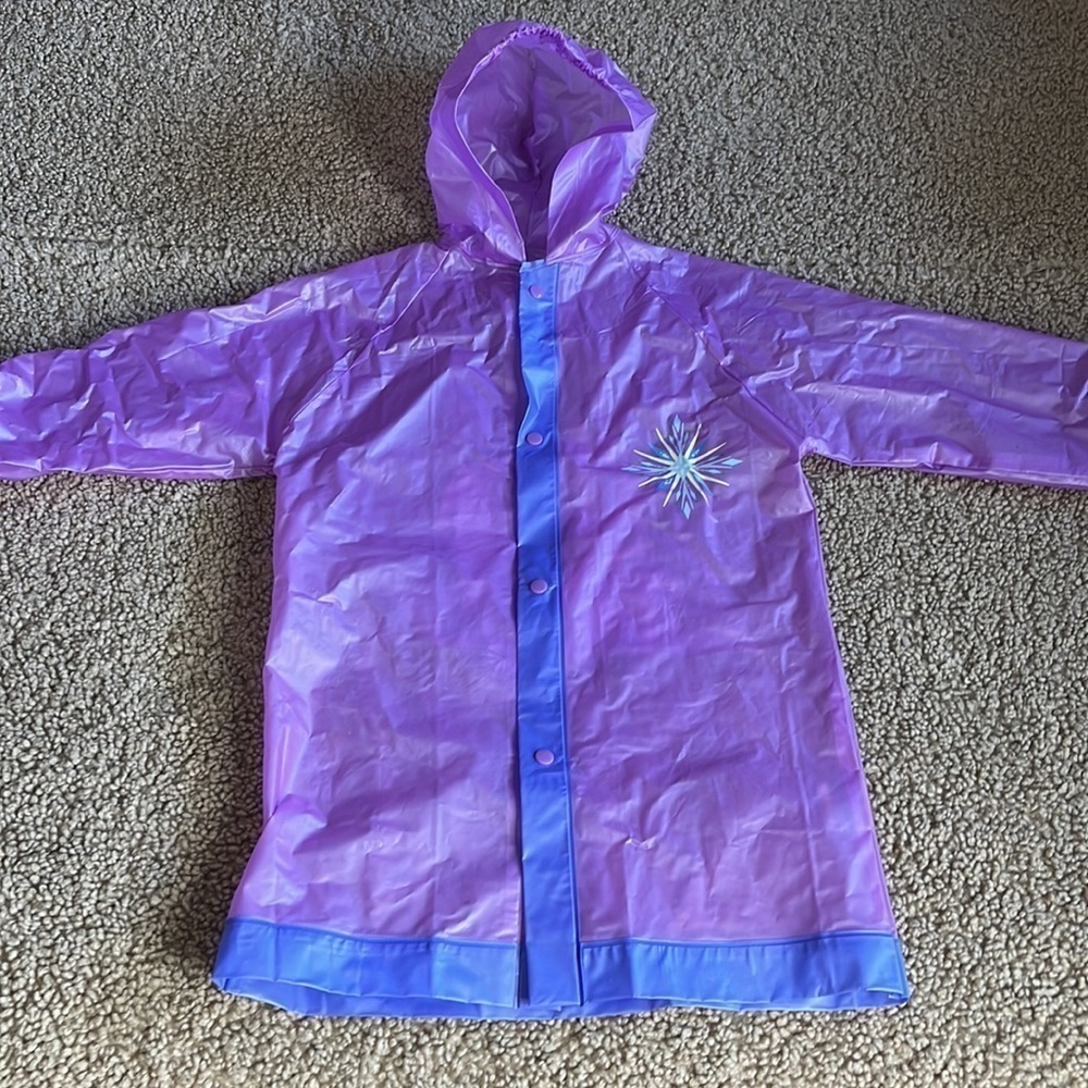 Disney frozen rain overcoat